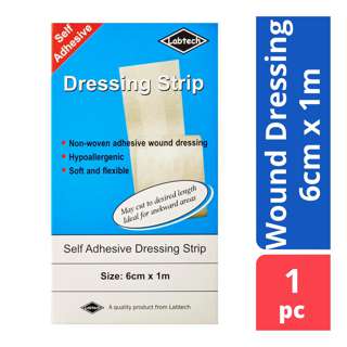 LABTECH Self Adhesive Dressing Strip 6cm