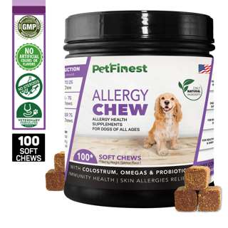 Petfinest Allergy Chew - Pet Treats Dog Food Skin Supplement Petfinest Allergy Chew - Pet Treats Dog Food Skin Supplement