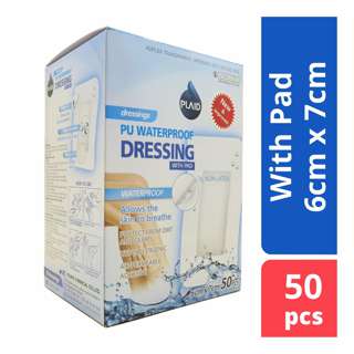 PLAID Adflex Transparent Dressing with Pad 6x7cm (AFW6070)
