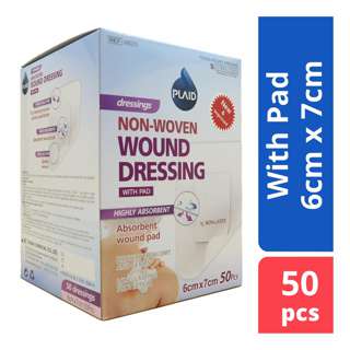PLAID Young Wound Dressing 6cm x 7cm (W6070)