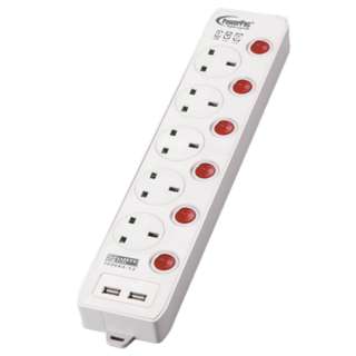 PowerPac 5Way Extension Cord (PP135U)