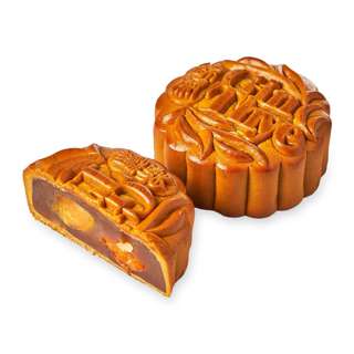 Gin Thye Traditional Baked Mooncake - Lotus Double Yolk 4 pcs