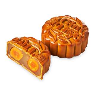 Gin Thye Traditional Baked Mooncake - White Lotus (D/Y) 4 pcs Gin Thye Traditional Baked Mooncake - White Lotus (D/Y) 4 pcs