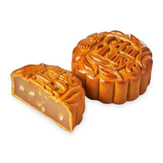 Gin Thye Traditional Baked Mooncake - White Lotus Paste 4 pcs