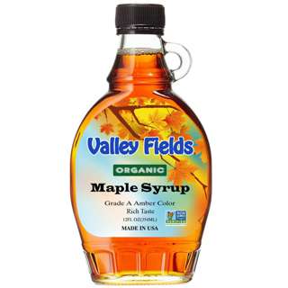 Valley Fields Organic Maple Syrup Amber Taste (12oz)