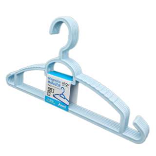 Amark Magnolia Plastic Hangers (Blue)