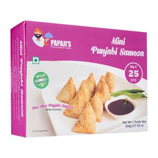 PAPAJI'S One Shot Mini Punjabi Samosas PAPAJI'S One Shot Mini Punjabi Samosas
