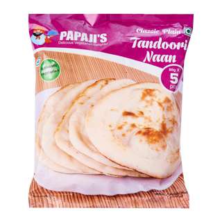 PAPAJI'S Classic Plain Tandoori Naan PAPAJI'S Classic Plain Tandoori Naan