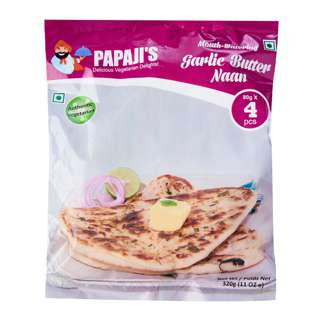 PAPAJI'S Garlic Butter Naan
