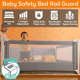 ToddlerFinest Baby Bed Rail Guard Fence Safety Bedrail 1.5m