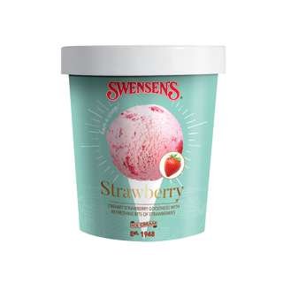 Swensen's Strawberry Ice Cream Pint Tub