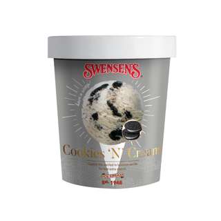 Swensen's Cookies 'N' Cream Ice Cream Pint Tub