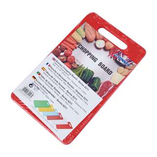 SUNNEX 6211 Series Polypropylene Chopping Board Red