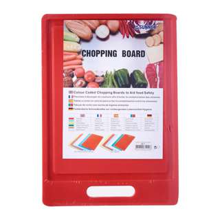 SUNNEX Red Polypropylene Chopping Board