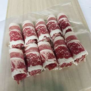 The Cellar Door Beef Shortplate Rolled Shabu Shabu - Frozen
