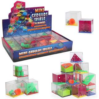 MTRADE Mini Geduldspiele Cube Brain Teasers