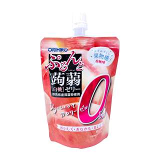 Orihiro Purun To Konnyaku Jelly White Peach (0kcal)