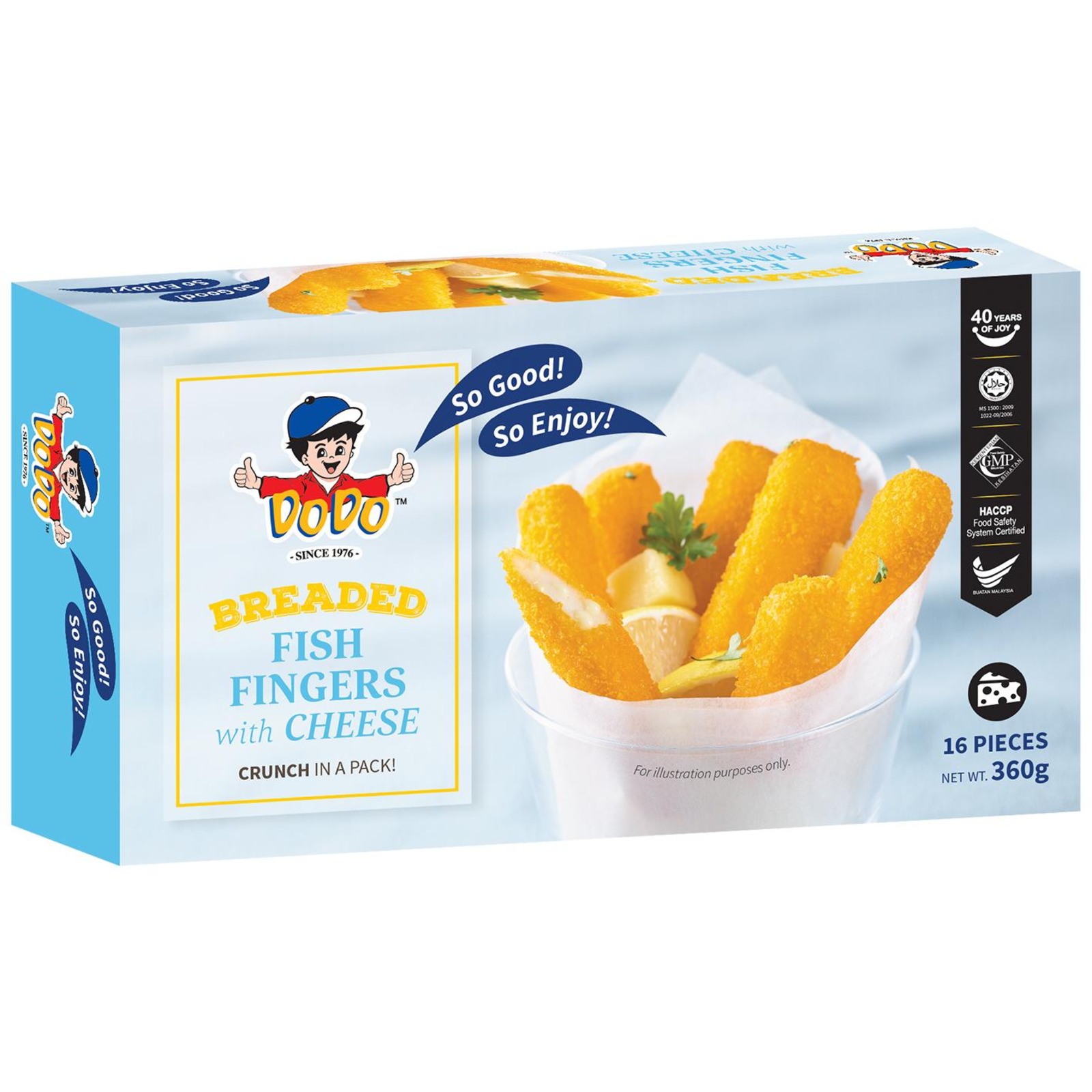 DODO Breaded Fish Finger With Cheese