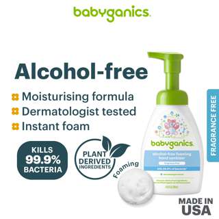 Babyganics Alcohol Free Foaming Hand Sanitizer Fragrance Fre