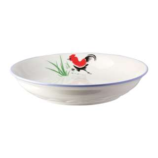 Ciya Rooster 9 Inch Porcelain Coup Dish Ciya Rooster 9 Inch Porcelain Coup Dish