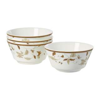 Ciya Gold Milan 4.6 Inch Porcelain Ruyi Bowl