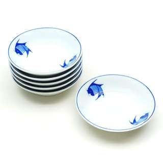 Ciya Blue Carp 4 Inch Porcelain Sauce Dish