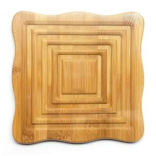 Vesta Bamboo Wavy Pot Pad 18x18Cm