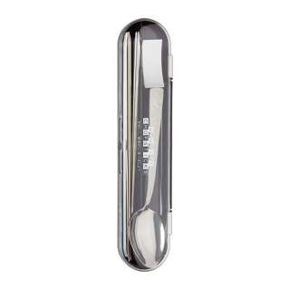 Vesta Stainless Steel Chopsticks Spoon & Rest W Plastic Case