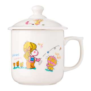 Vesta Cartoon Buddy 10 Oz Mug with Cover