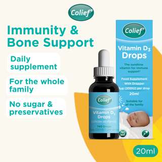 Colief Vitamin D3 Drops 200IU Colief Vitamin D3 Drops 200IU