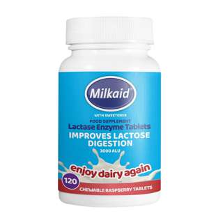Milkaid Lactase Enzyme Tablets