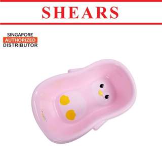 Shears Baby Bath Tub Toddler Penguin Bath Tub Pink