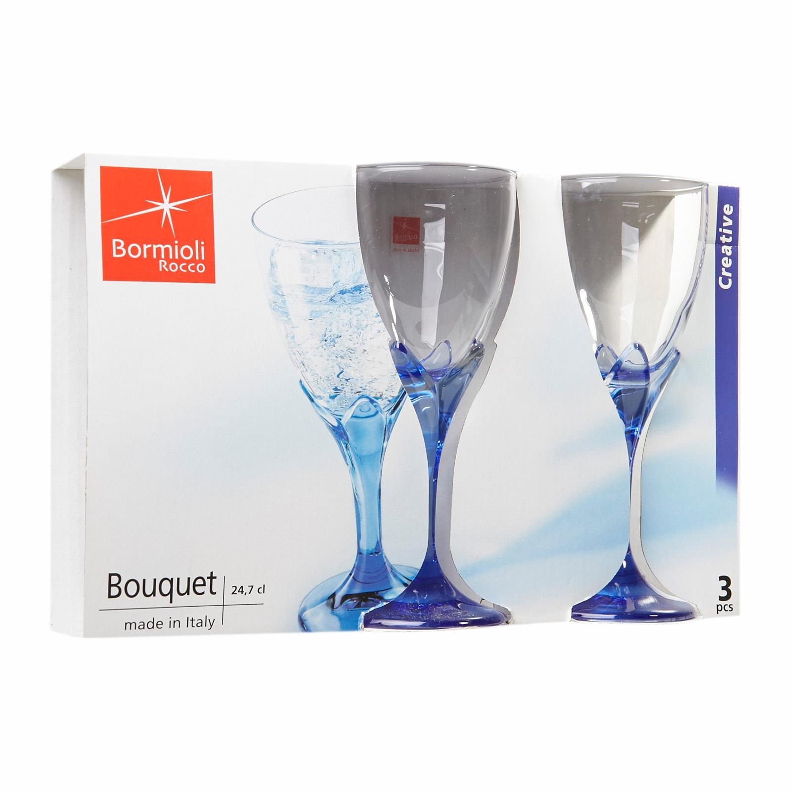 Calice Acqua Bormioli Rocco Bouquet - Design Vintage, Vetro Di Qualità, Elegante E Resistente - Foto 4