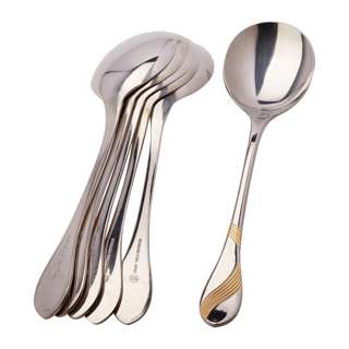 Nihon Cutlery Stainless Steel Soup Spoon L18 W4.7Cm