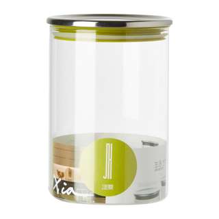 JX Glass Jar with Stainless Steel Cover 1000Ml