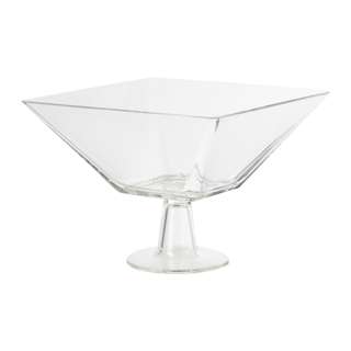 Borgonovo Modi Footed Square Bowl 25Cm