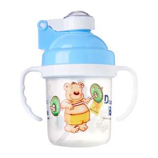 Double Bear Baby Training Cup (Blue) 240Cc