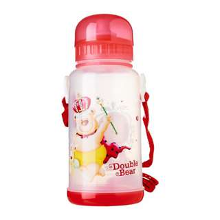 Double Bear Water Bottle (Red) 360Cc