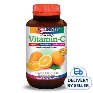 Holistic Way Chewable Vitamin-C 500mg (Low-Acid)