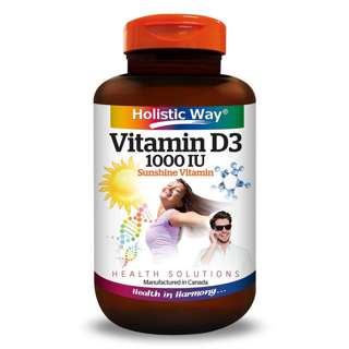 Holistic Way Vitamin D3 1000IU