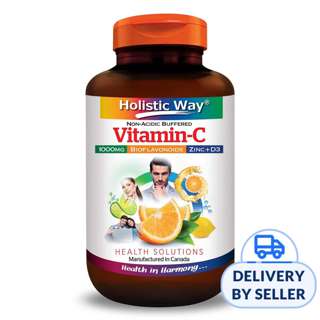 Holistic Way Non-Acidic Buffered Vitamin-C 1000mg