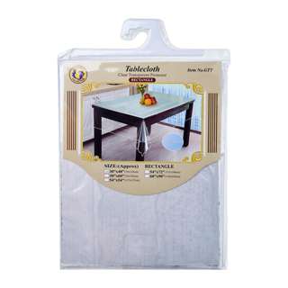 Dolphin Collection PVC Clear Tablecloth 30"X48" Oblong