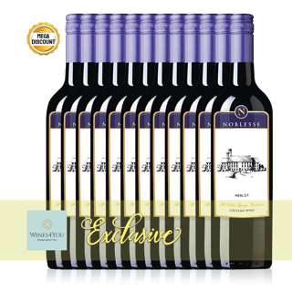 Noblesse Merlot Chile Red Wine 12btls Ctn Promo!