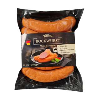 Willms Bockwurst Pork Sausage - Made in Germany Willms Bockwurst Pork Sausage - Made in Germany