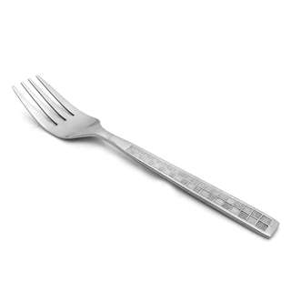 555 Checked Stainless Steel Dessert Fork 4-pc Pack