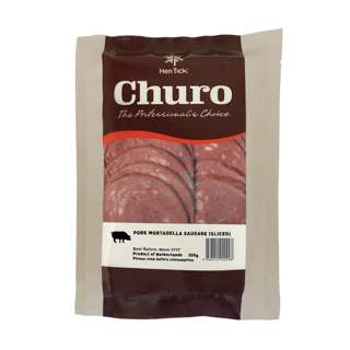 Churo Pork Mortadella Sausage Sliced