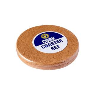Dolphin Collection Round Cork Coaster 2 PCS Set