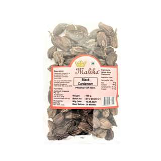Malika Black Cardamom 100G -- By Dashmesh
