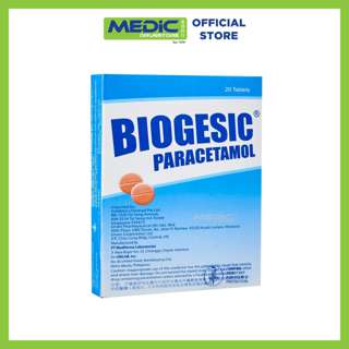 Biogesic Paracetamol 500Mg Tablet 20s - By Medic Drugstore