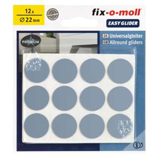 fix-o-moll FM-3566496 EASY GLIDER SELF ADHESIVE 22MM fix-o-moll FM-3566496 EASY GLIDER SELF ADHESIVE 22MM